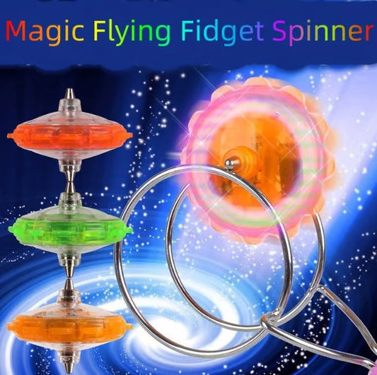 π₯ Creative LED Light Luminous Fidget Spinner Magnetic Gyro