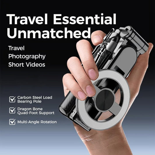 🔥Hot Sale(💥50%OFF)🔥4-in-1 Multifunctional 360° Rotation Magnetic Selfie Stick