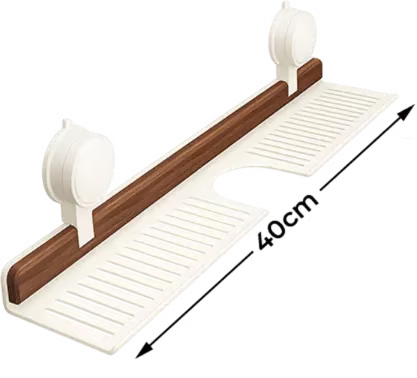 š„Hot sellingš„ Walnut Bathroom, Kitchen Suction Cup Shelf