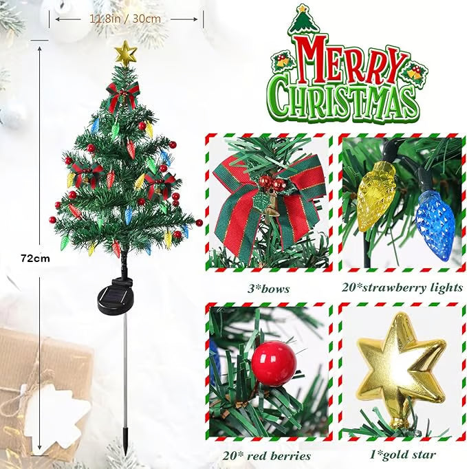 π Solar Christmas Tree Light β Add Holiday Magic to Your Outdoors