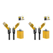 120W Dual USB & Dual Type-C Fast Charger