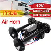🚨135dB Super Loud 12V Train Air Horn – Safe, Durable & Easy Install! 🚛🎺
