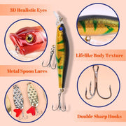 🏆2025 Christmas Hot Sale⚡ 2025 Fishing Advent Calendar - 24 Days of Fishing Lures & Gifts