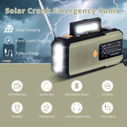 🥳2026 HOT SALE🥳 50% OFF!🔥Solar Hand-Crank Emergency Weather Radio