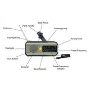 🥳2026 HOT SALE🥳 50% OFF!🔥Solar Hand-Crank Emergency Weather Radio