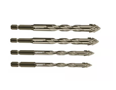 🔥2026 Hot Sale🔥High-Strength 4-Flute Serrated Eccentric Drill Bit Kit