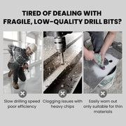 🔥2026 Hot Sale🔥High-Strength 4-Flute Serrated Eccentric Drill Bit Kit