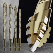 🔥2026 Hot Sale🔥High-Strength 4-Flute Serrated Eccentric Drill Bit Kit
