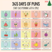 ✨2026 Punny Motivational Desk Calendar📅