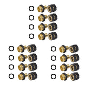 💧3/4 Inch Garden Hose Quick Connector 4 Sets/bag