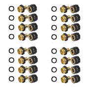 💧3/4 Inch Garden Hose Quick Connector 4 Sets/bag