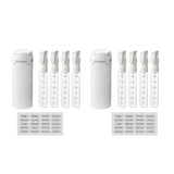 4-in-1 Leakproof Rotatable Travel Dispenser Set