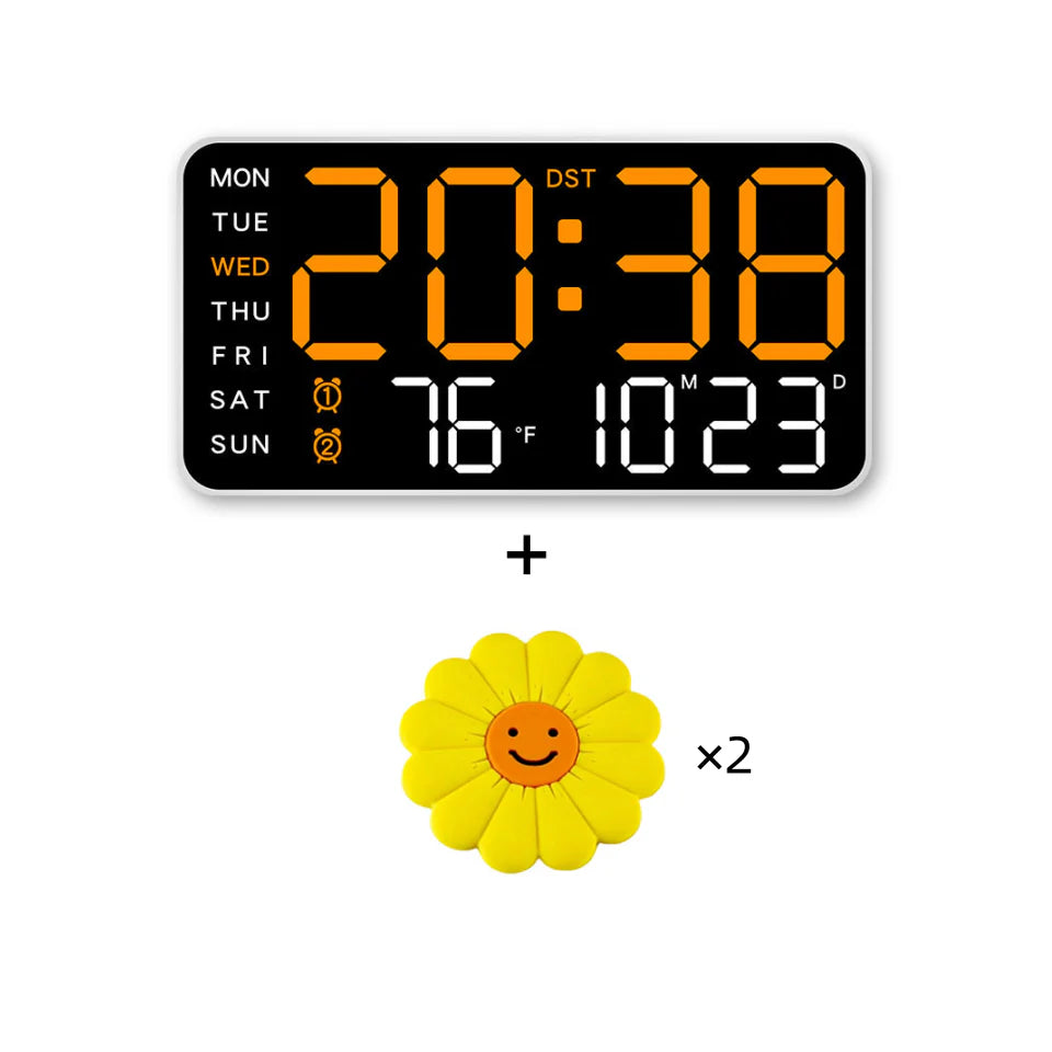 📢📢49% OFF!! ⏰Multifunctional decorative LED digital wall clock, the limitless digital clock for the modern Norwegian home