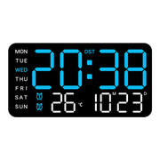 📢📢49% OFF!! ⏰Multifunctional decorative LED digital wall clock, the limitless digital clock for the modern Norwegian home
