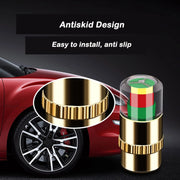 🔥 4Pcs Car Tire Pressure Monitor Valve Stem Caps