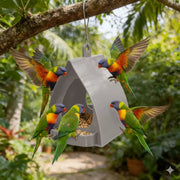📢📢50%  OFF !! ⏰Hanging Bird Feeder for Garden with Roof🐦