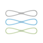 8-Shaped Silicone Resistance Band with Massage Grip