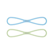 8-Shaped Silicone Resistance Band with Massage Grip