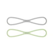 8-Shaped Silicone Resistance Band with Massage Grip