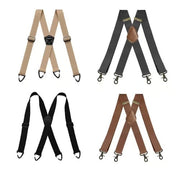 🧵 Adjustable X-Back Suspenders | For Work Wear