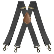 💼 Comfortable 4‑Clip Work Suspenders for Men