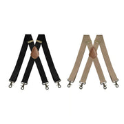 📏 Adjustable Work Suspenders | Classic X-Back Support