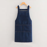 Adult Jour Apron - Lightweight Cotton Apron with Front Pocket, Ideal for Everyday Use, Waist Strap