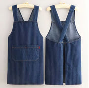 Adult Jour Apron - Lightweight Cotton Apron with Front Pocket, Ideal for Everyday Use, Waist Strap