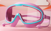 Anti-Fog Swimming Goggles for Kids with Nose Clip & Ear Plugs