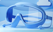 Anti-Fog Swimming Goggles for Kids with Nose Clip & Ear Plugs