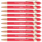 Bible Verse Ballpoint Pen Set (10PCS)