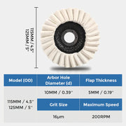 🎁Black Friday Sale - Limited time 49% OFF🎁✨Wool Felt Flap Polishing Disc