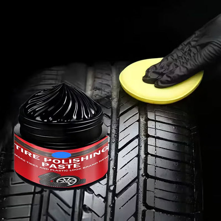 🚗 BUY 2 GET 1 FREE! ✨ Car Tire & Plastic Trim Renewal Paste – Restores Shine, Prevents Cracking & Easy Application 🛞