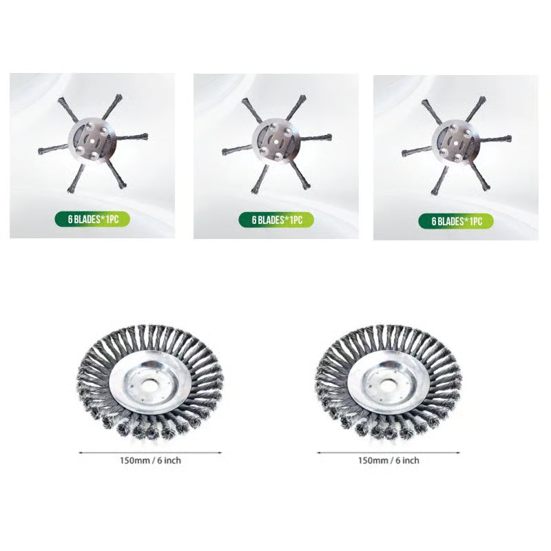 🔥Buy More Save More String🌿Trimmer Replacement Head,Steel Wire Grass Cutting Head