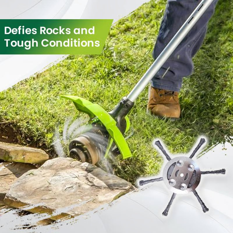 🔥Buy More Save More String🌿Trimmer Replacement Head,Steel Wire Grass Cutting Head