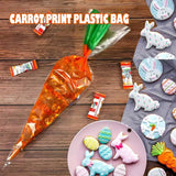 Carrot Print Plastic Bag