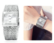 🎄🎁Christmas Special Offer: 50% OFF💥Ladies Rhinestone Quartz Square Watch