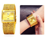 🎄🎁Christmas Special Offer: 50% OFF💥Ladies Rhinestone Quartz Square Watch