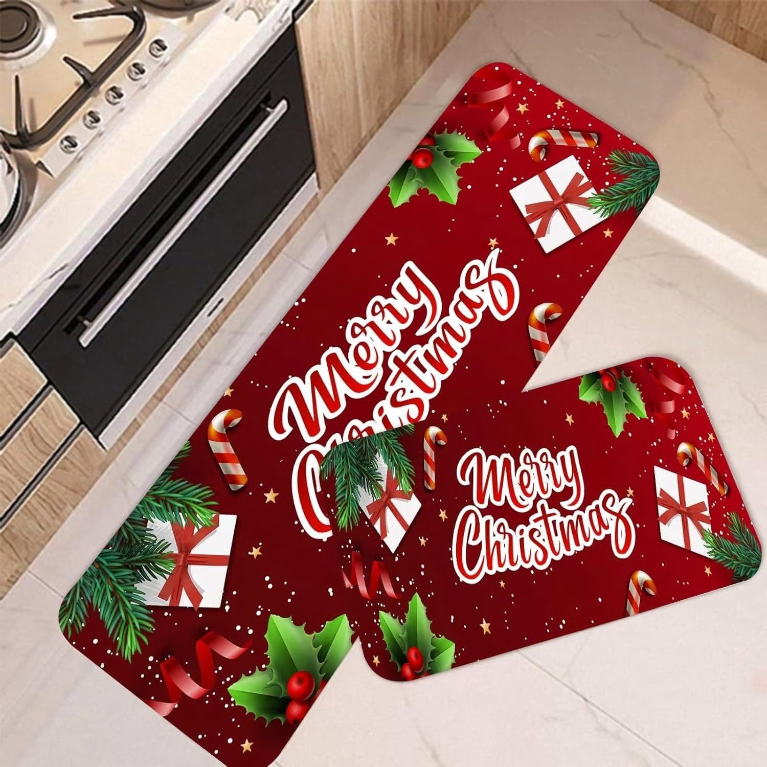 🔥 Christmas Themed Kitchen Mat