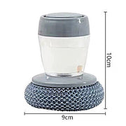 🧽 Comfort Grip Soap Dispensing Kitchen Scrub