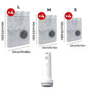 Cordless Travel Vacuum Bag Set