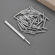 ✨Double-Head Skirting Thread Seamless Nail, Skirting Line Without Marks Nail, Invisible Security Screws Equipped with Nail Specific Sleeve Tool