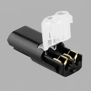 Double-wire Push-in Connector with Locking Buckle