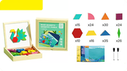 🎁Early Christmas Sale 50% OFF🔥Wooden Magnetic Pattern Block Puzzle Set🧩