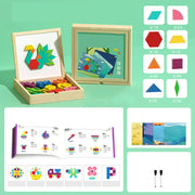 🎁Early Christmas Sale 50% OFF🔥Wooden Magnetic Pattern Block Puzzle Set🧩