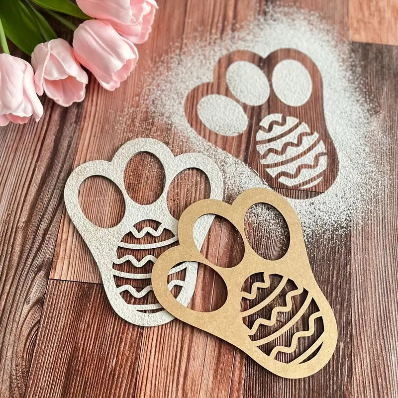 Easter Bunny Footprints Props