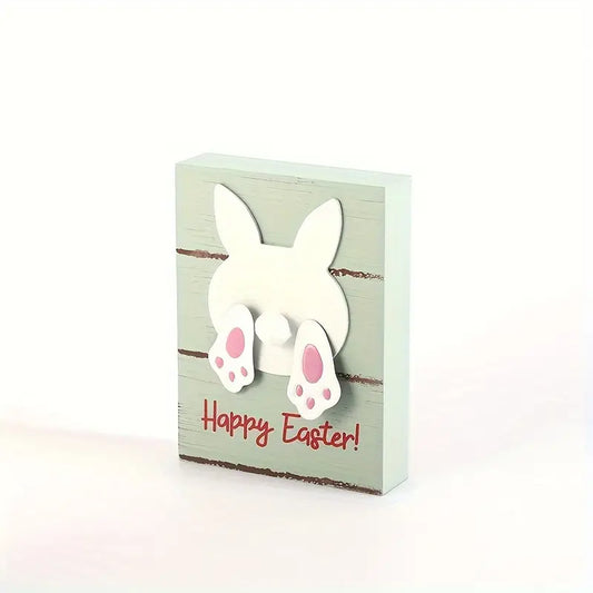 Easter Wooden Bunny Ornament