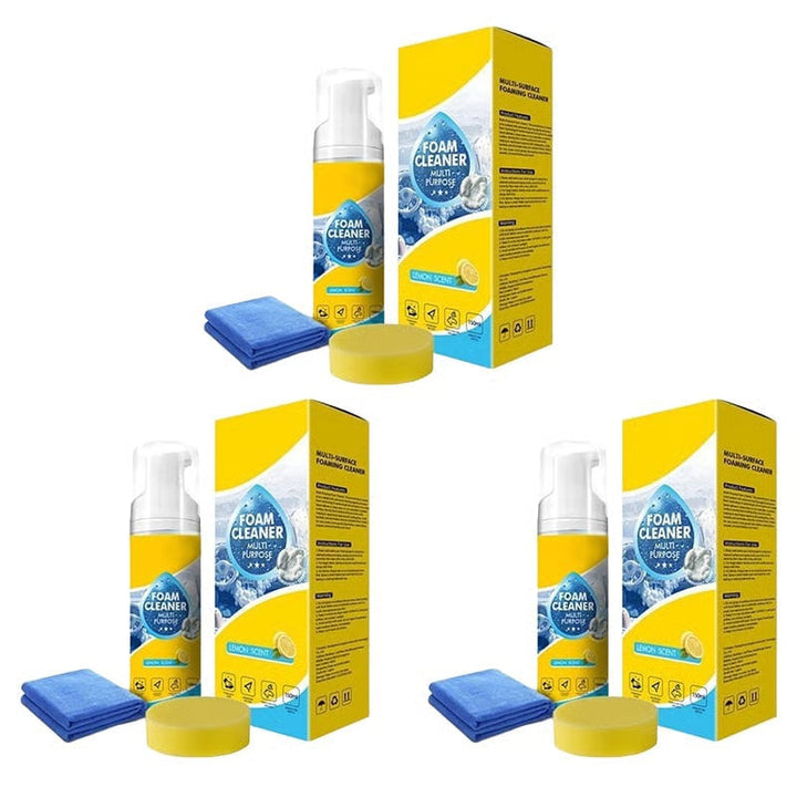 🧴 Easy Use Rinse-Free Foam Cleaner