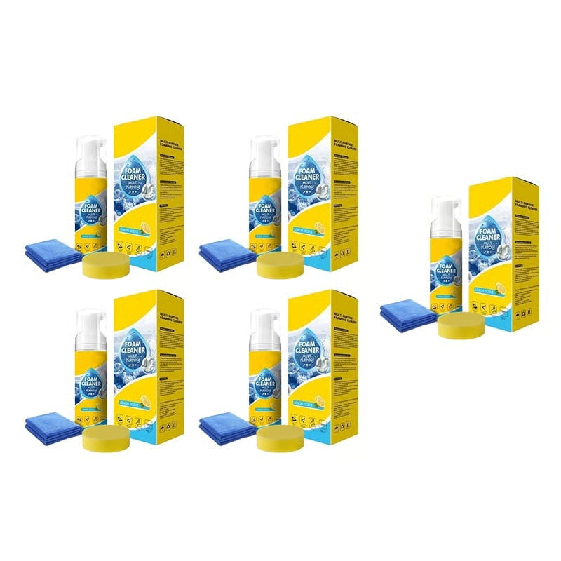 🧴 Easy Use Rinse-Free Foam Cleaner