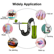 Electric Airbrush Kit with Compressor